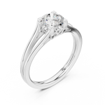 Gold Ring DDLR-544, White Gold, view 2