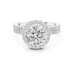 Gold Ring DDLR-006, White Gold, view 4