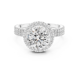 Gold Ring DDLR-006, White Gold, view 4