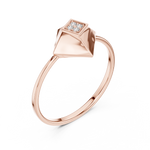 Gold Ring 1 (211), Rose Gold, view 2