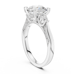 Gold Ring DDLR-1045, White Gold, view 1