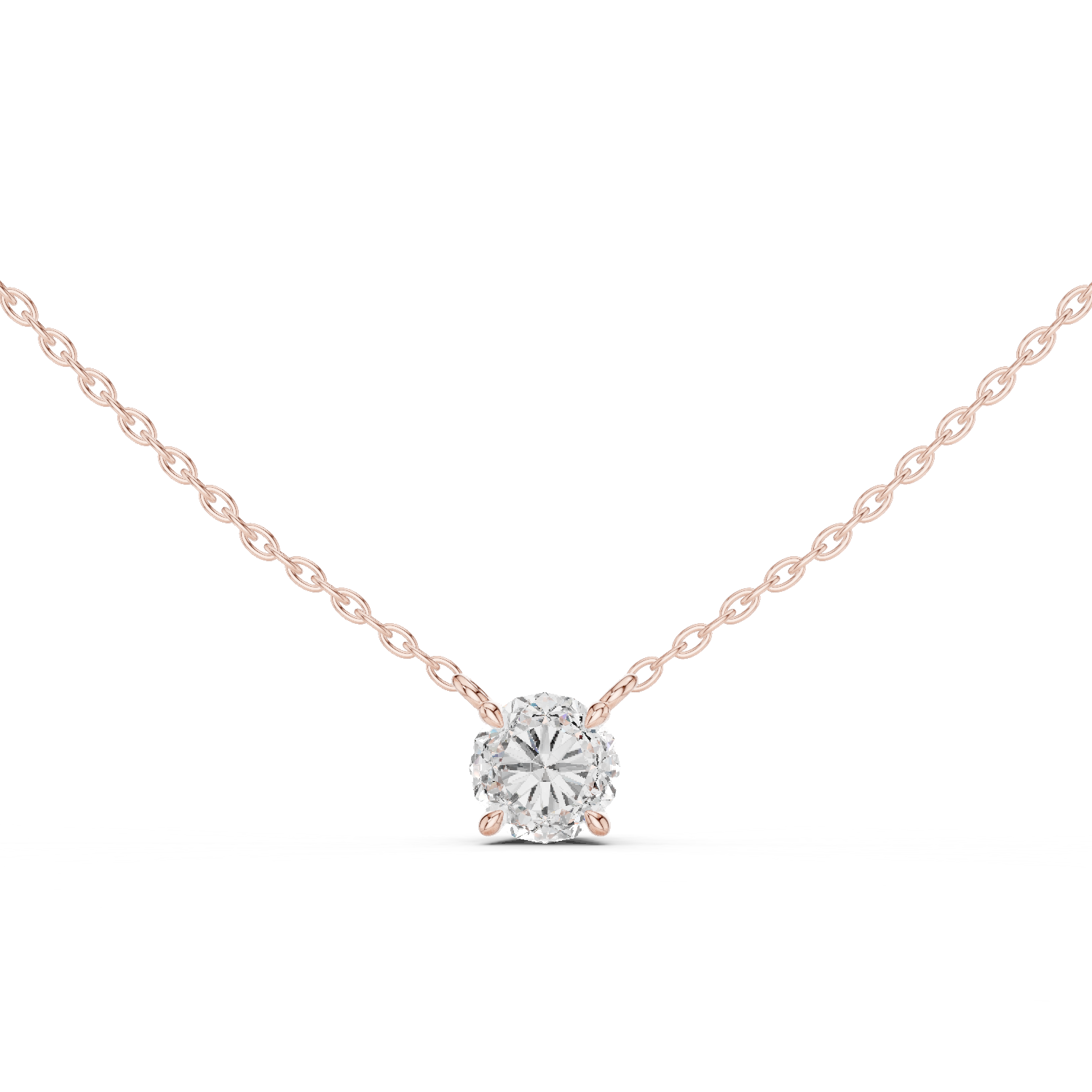 Gold Pendant GPD-0043, Rose Gold
