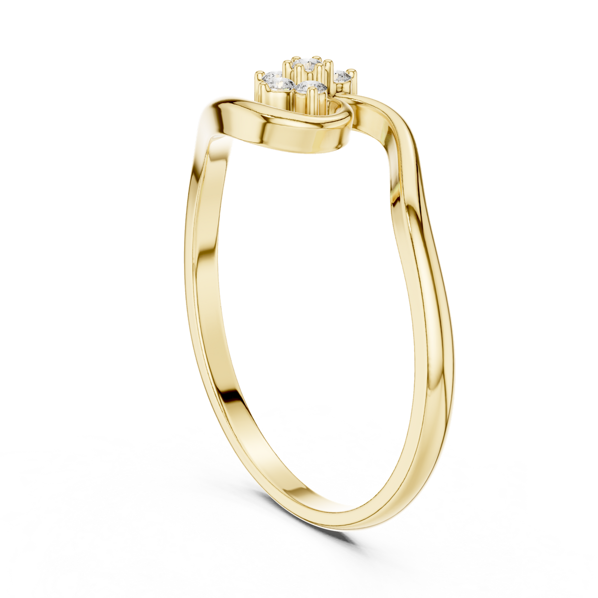 Gold Ring 1 (185), Yellow Gold, view 1