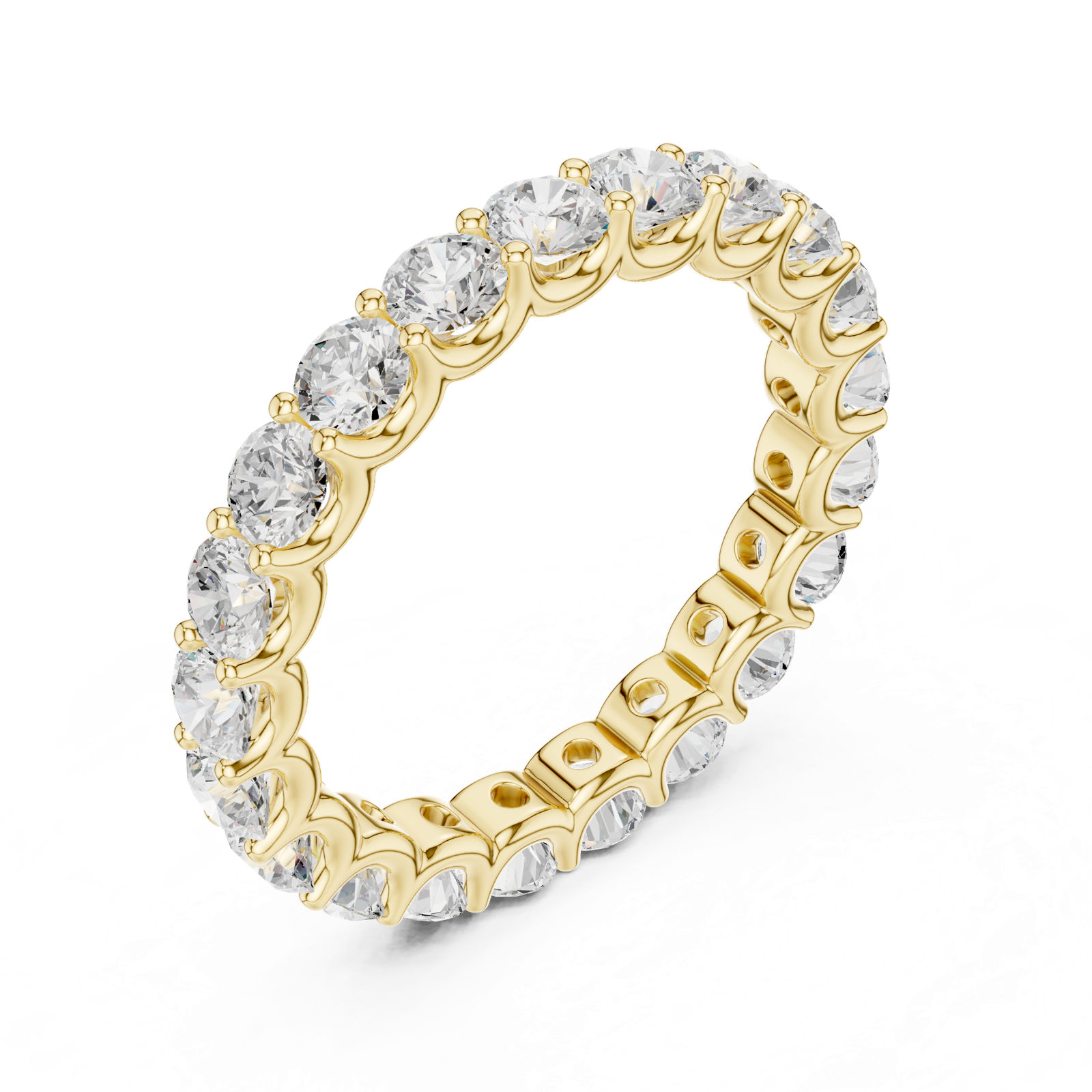Gold Ring DDLR-658, Yellow Gold, view 2