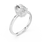 Gold Ring DDLR-927, White Gold, view 2