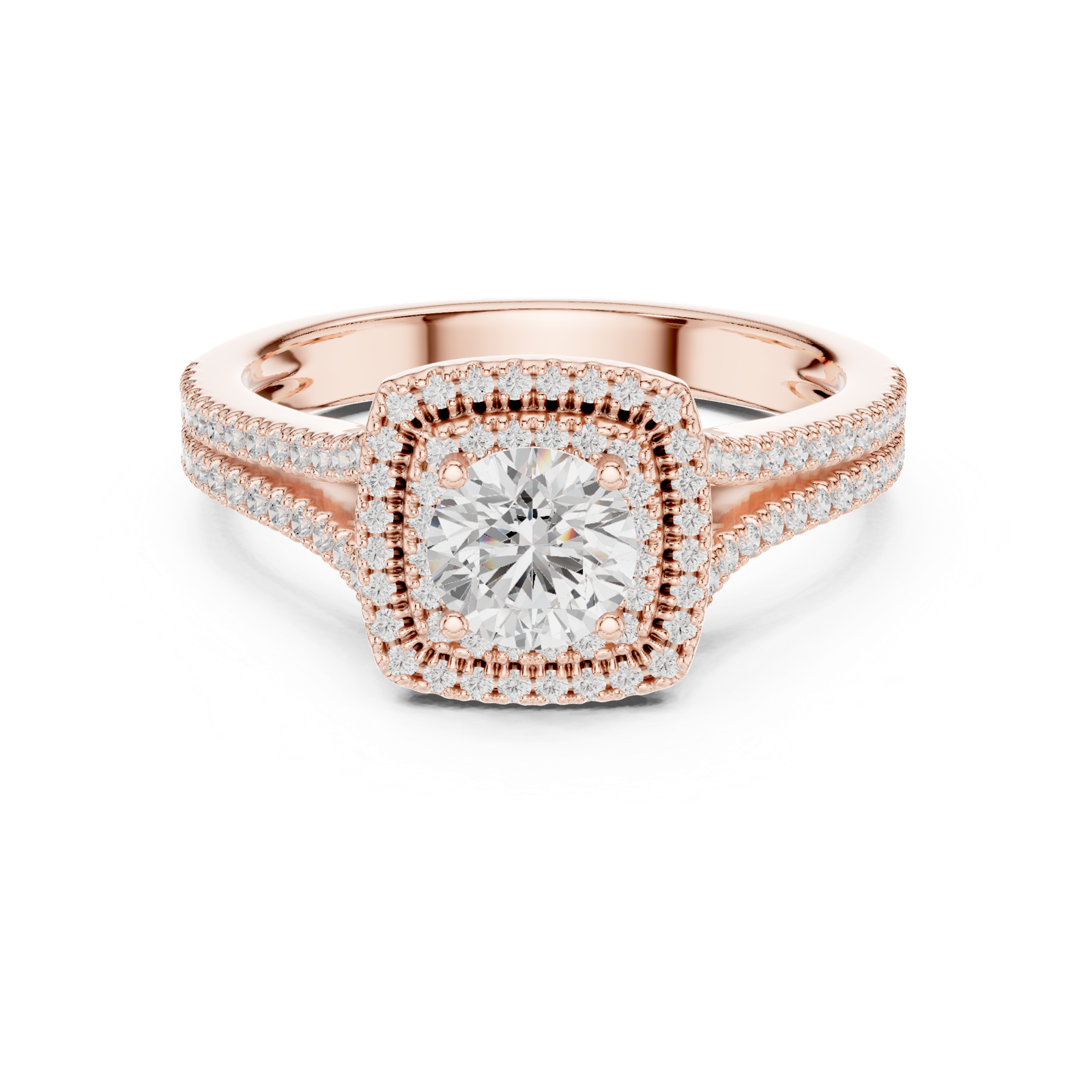 Gold Ring LR-0252, Rose Gold