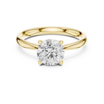 Gold Ring DDLR-645, Yellow Gold, view 4