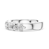Gold Ring DDLR-602, White Gold, view 3