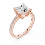 Gold Ring DDLR-880, Rose Gold, view 2
