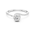 Gold Ring LR-0341, White Gold