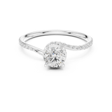 Gold Ring LR-0341, White Gold