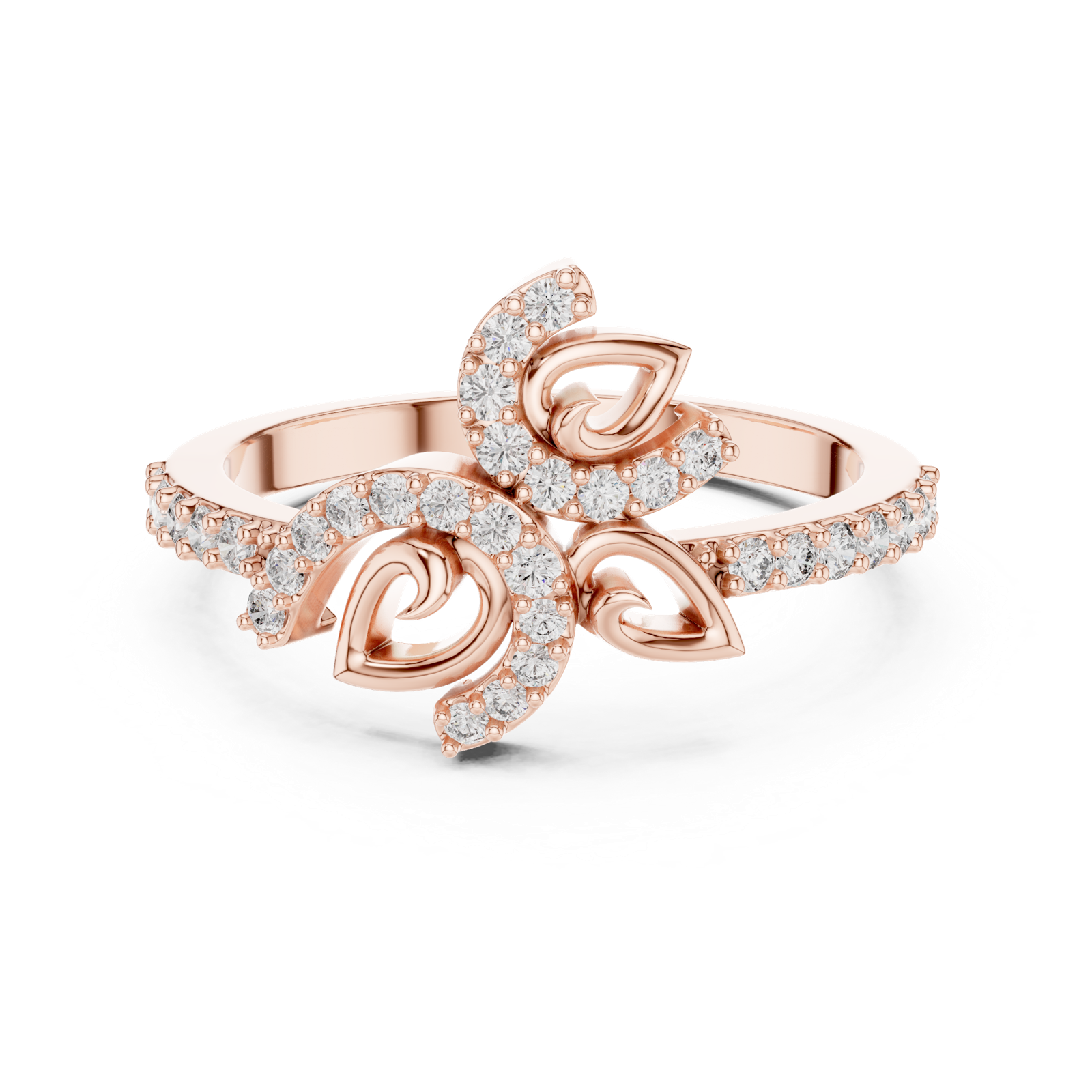 Gold Ring LR-01 (71), Rose Gold