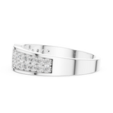 Gold Ring DDLR-457, White Gold, view 3