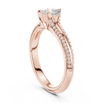 Gold Ring LR-0278, Rose Gold, view 1
