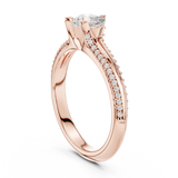 Gold Ring LR-0278, Rose Gold, view 1
