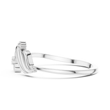 Gold Ring DR-6218, White Gold, view 3