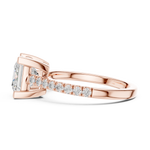 Gold Ring DDLR-880, Rose Gold, view 3