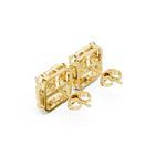Gold Earrings ALJERV-479, Yellow Gold, view 2