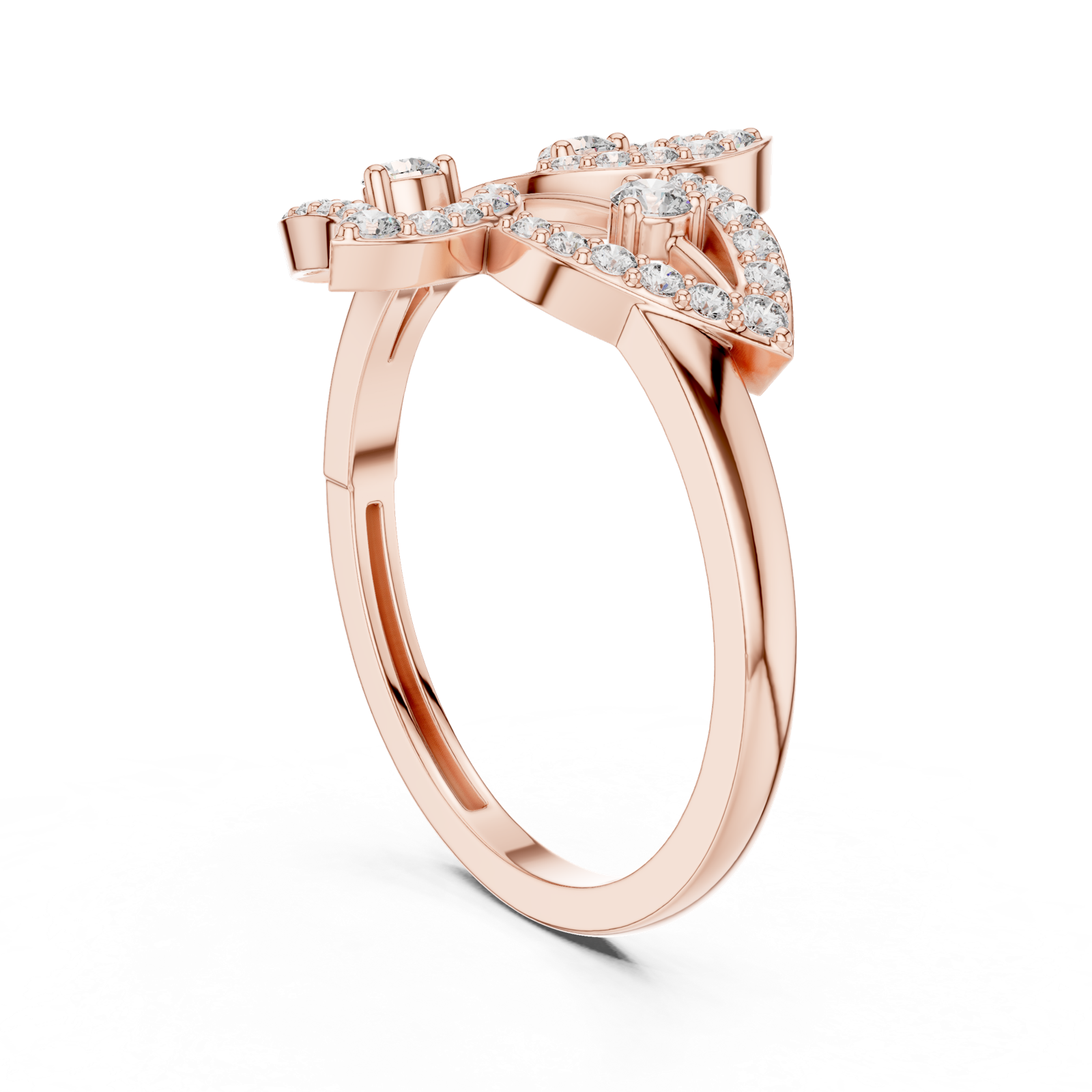 Gold Pendant 9-10070L, Rose Gold, view 1