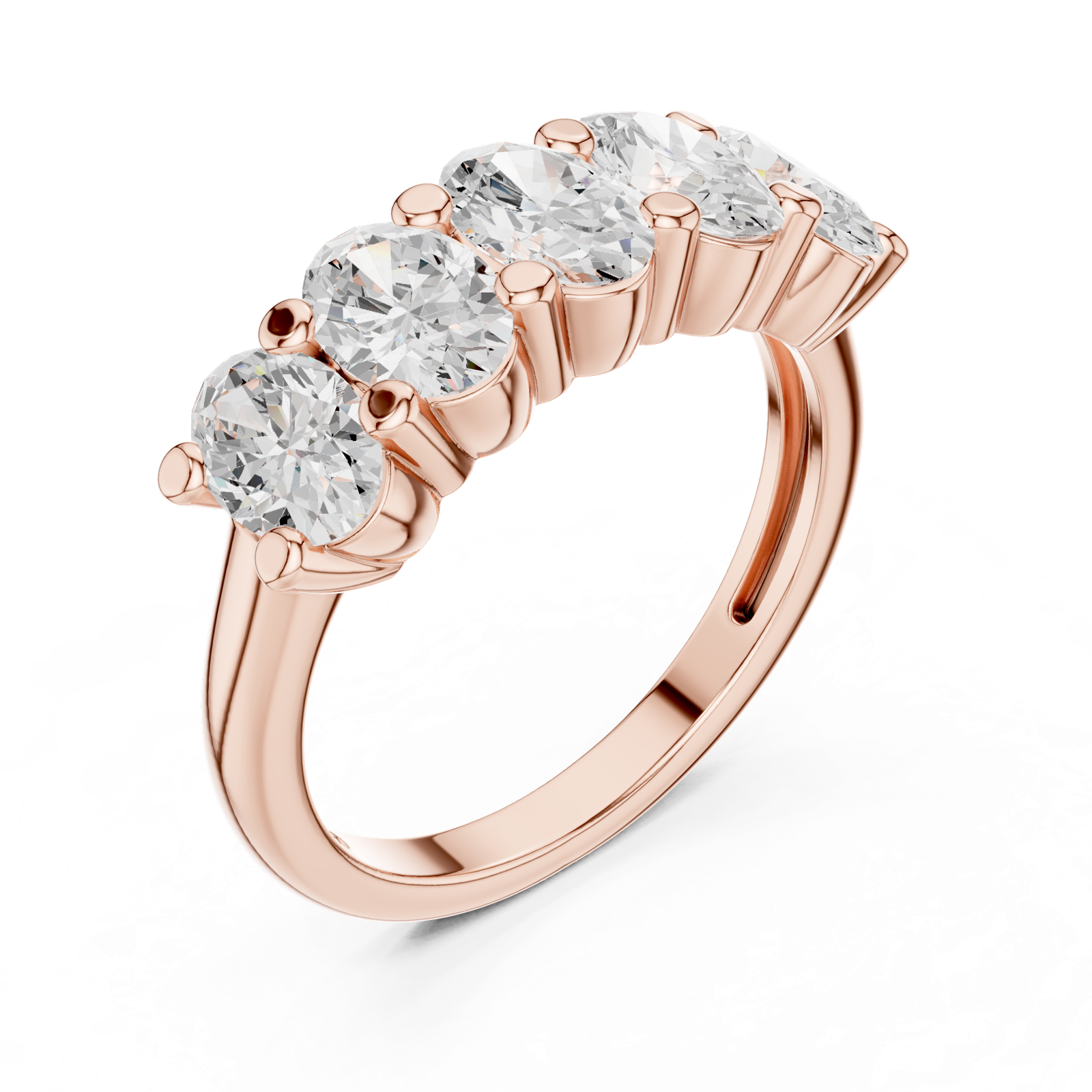 Gold Ring DDLR-320, Rose Gold, view 2