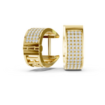 Gold Earrings L03-12, Yellow Gold