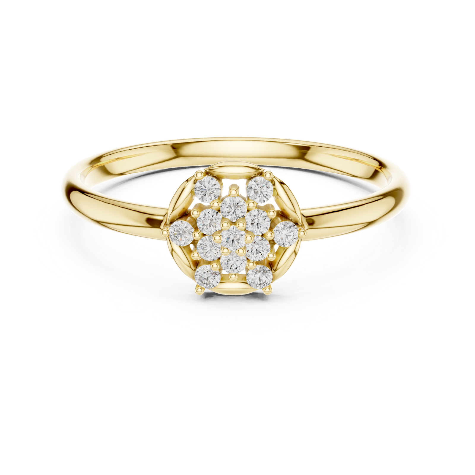 Gold Ring 1 (411), Yellow Gold, view 4