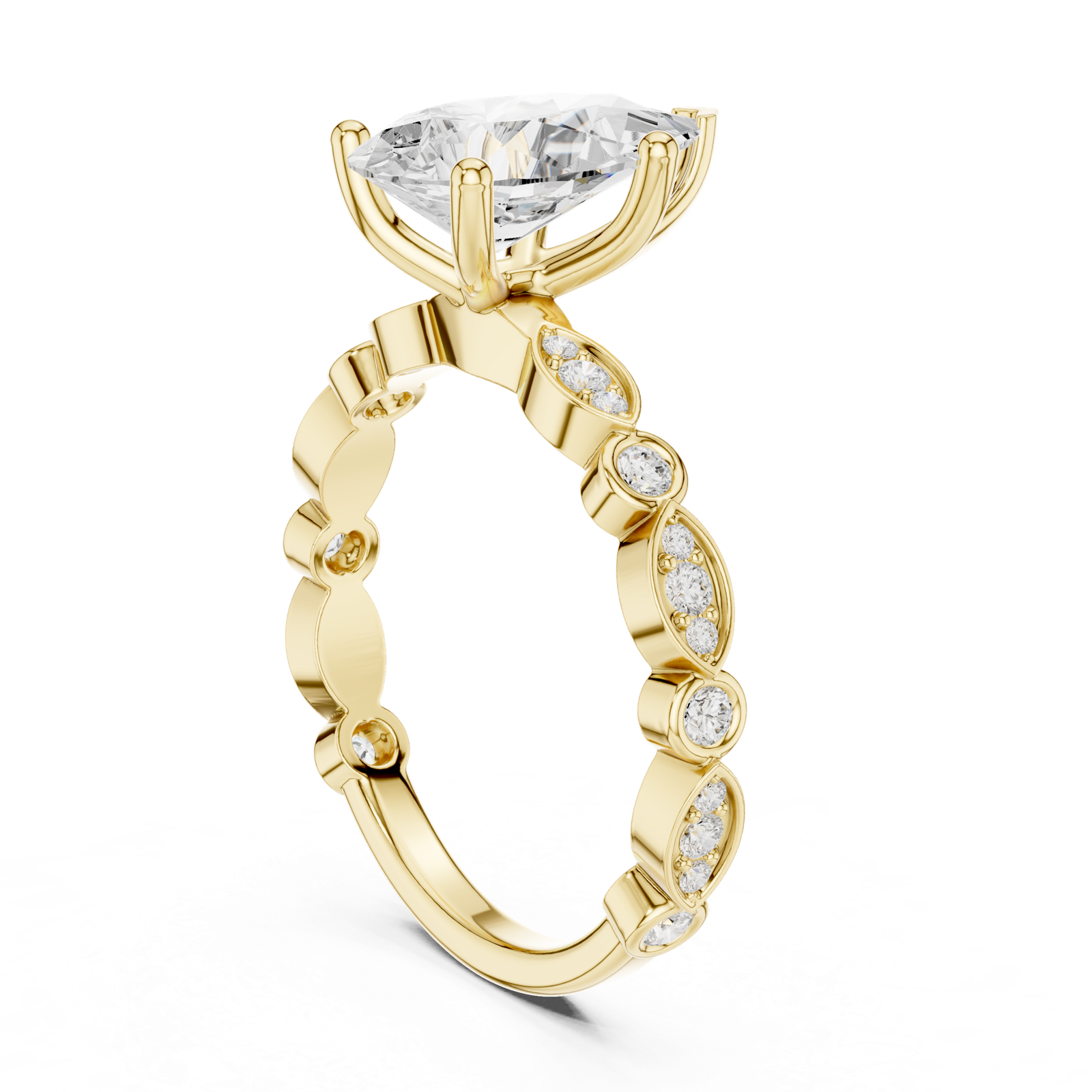 Gold Ring DDLR-359, Yellow Gold