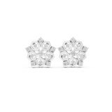 Gold Earrings AGDER-299-RPT, White Gold