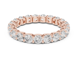 Gold Ring DDLR-658, Rose Gold, view 4