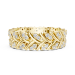 Gold Ring R35, Yellow Gold, view 3