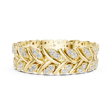 Gold Ring R35, Yellow Gold, view 3