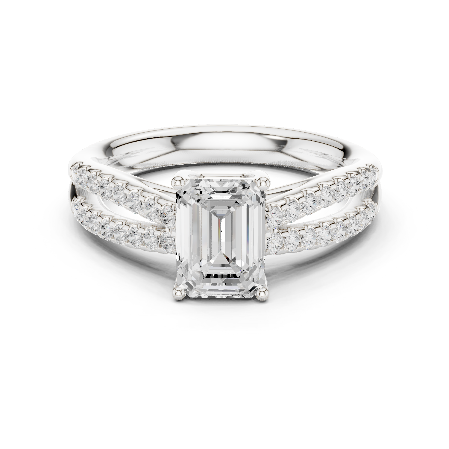 Gold Ring DDLR-712, White Gold