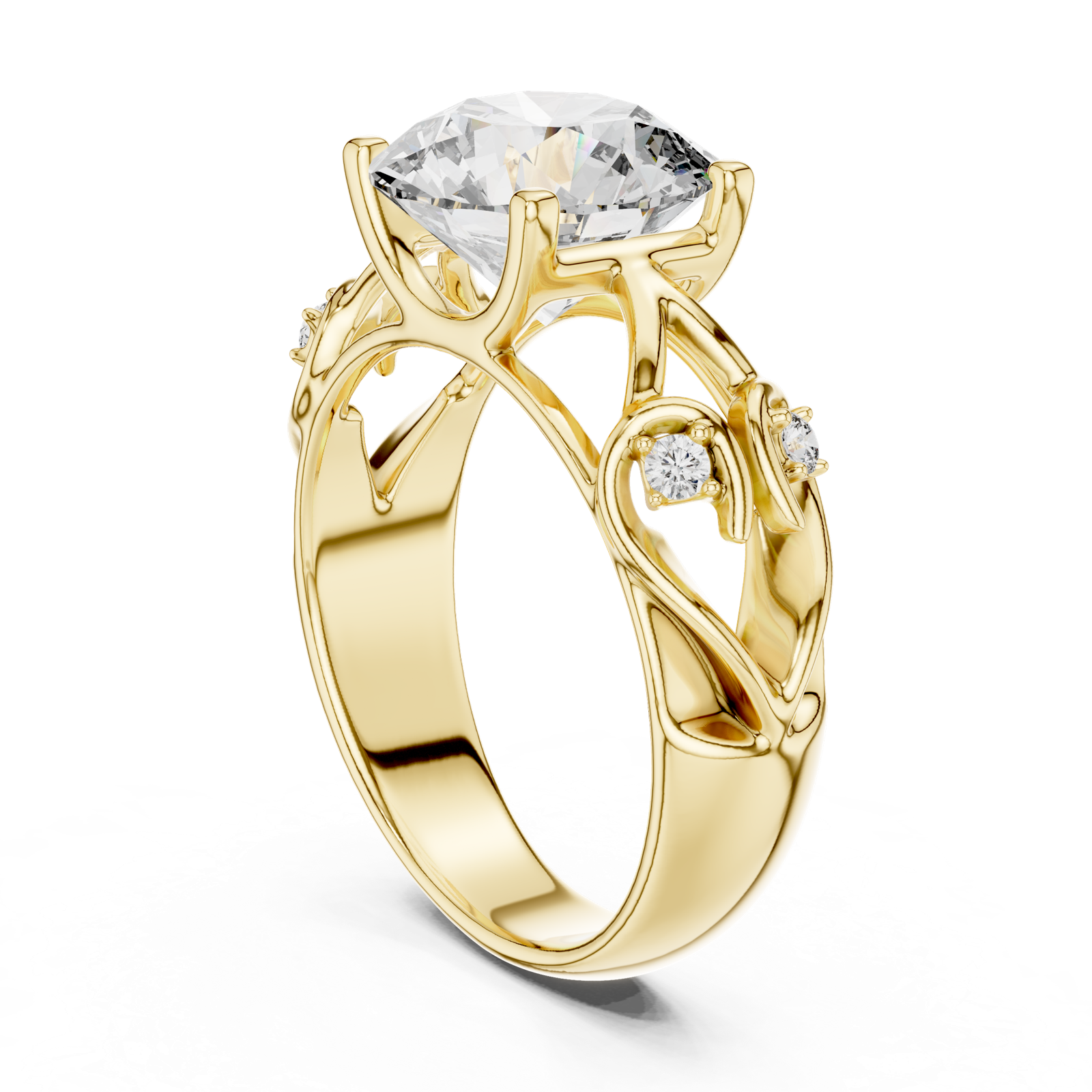 Gold Ring LR-0090, Yellow Gold, view 1