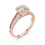 Gold Ring LR-0272, Rose Gold, view 2