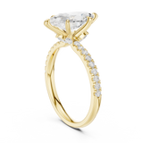 Gold Ring DDLR-256, Yellow Gold, view 1