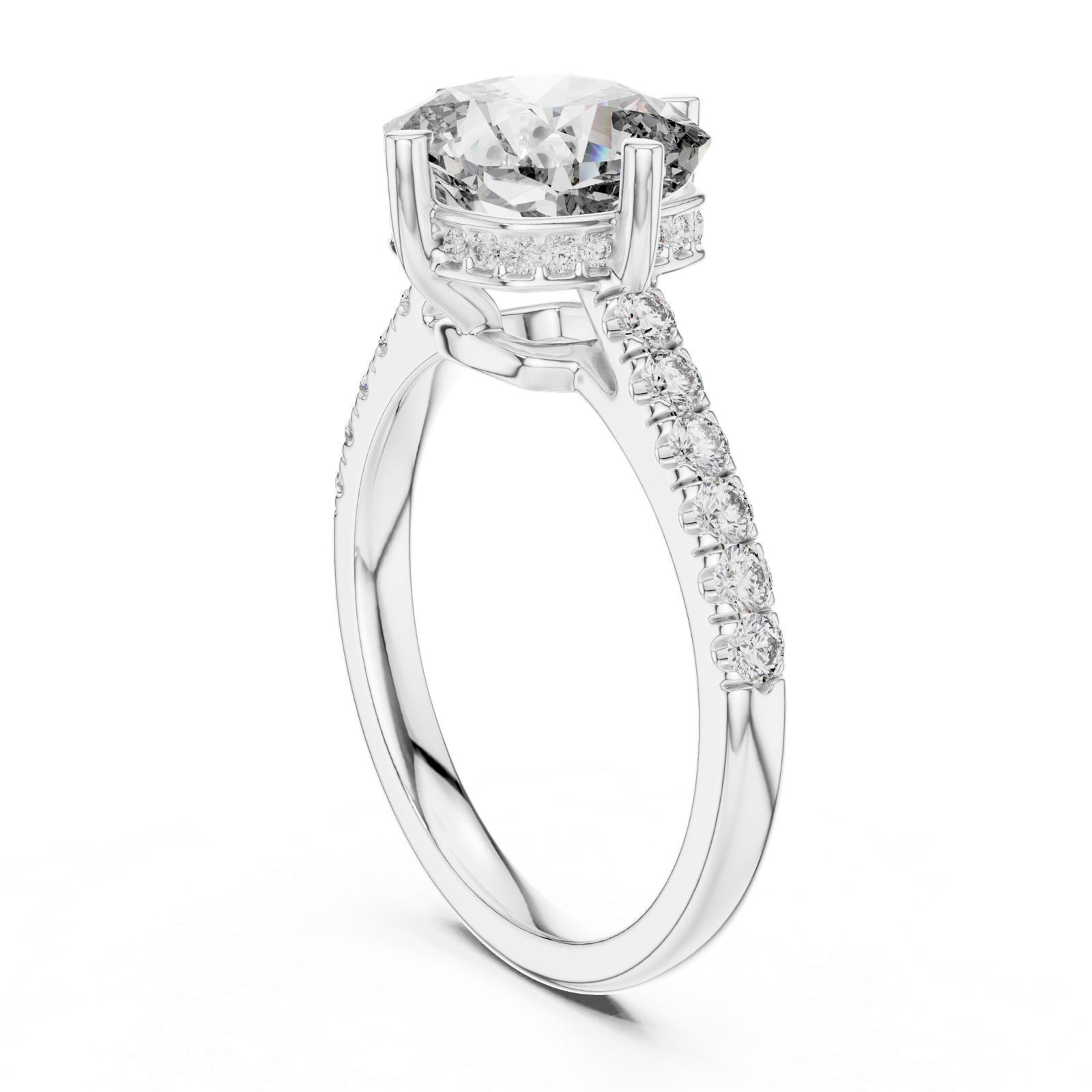 Gold Ring DDLR-162, White Gold
