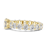 Gold Ring DDLR-656, Yellow Gold, view 3