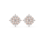 Gold Earrings AGDER-234, Rose Gold
