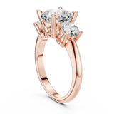 Gold Ring DDLR-900, Rose Gold, view 1