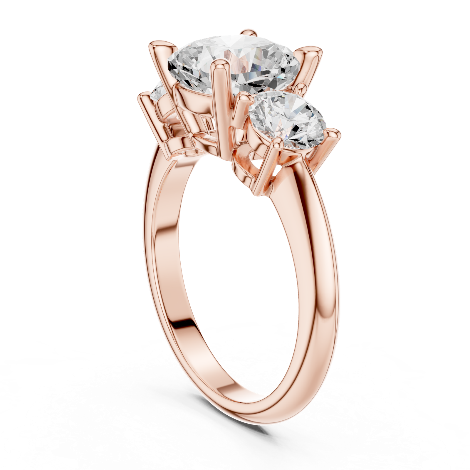 Gold Ring DDLR-900, Rose Gold, view 1