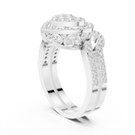 Gold Ring DDLR-581, White Gold