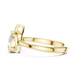 Gold Ring DDLR-511, Yellow Gold, view 3