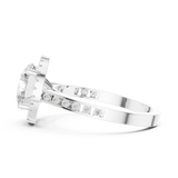 Gold Ring DDLR-349, White Gold, view 3