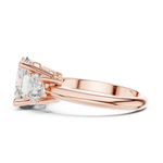 Gold Ring DDLR-902, Rose Gold, view 3