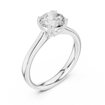 Gold Ring DDLR-639, White Gold, view 2