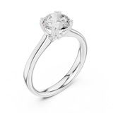 Gold Ring DDLR-639, White Gold, view 2