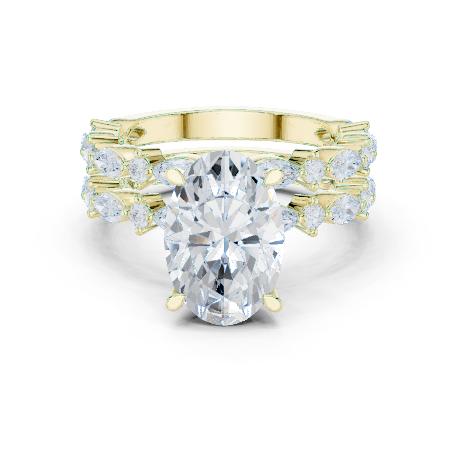 Gold Ring DDLR-301, Yellow Gold