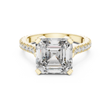Gold Ring DDLR-194, Yellow Gold, view 4