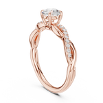 Gold Ring DDLR-589, Rose Gold, view 1