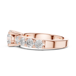 Gold Ring DDLR-655, Rose Gold, view 3